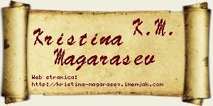 Kristina Magarašev vizit kartica